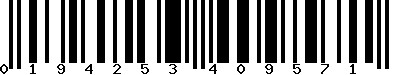 EAN-13 : 0194253409571