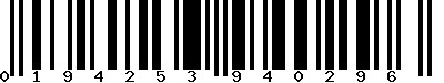 EAN-13 : 0194253940296