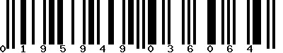 EAN-13 : 0195949036064