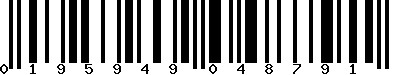 EAN-13 : 0195949048791