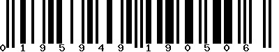 EAN-13 : 0195949190506