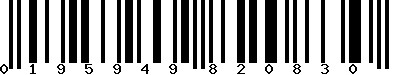 EAN-13 : 0195949820830
