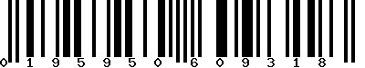 EAN-13 : 0195950609318
