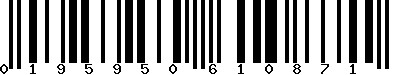 EAN-13 : 0195950610871