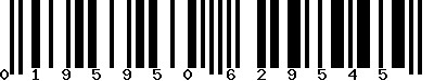 EAN-13 : 0195950629545