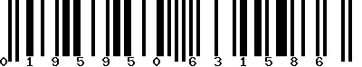 EAN-13 : 0195950631586