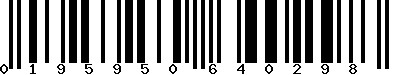 EAN-13 : 0195950640298