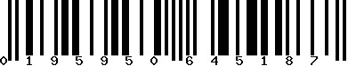 EAN-13 : 0195950645187