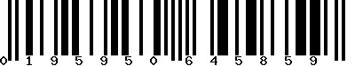 EAN-13 : 0195950645859