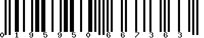 EAN-13 : 0195950667363