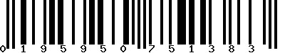 EAN-13 : 0195950751383