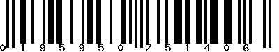 EAN-13 : 0195950751406