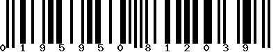 EAN-13 : 0195950812039