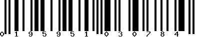 EAN-13 : 0195951030784
