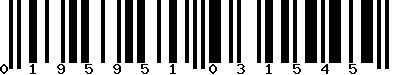 EAN-13 : 0195951031545