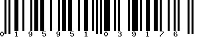 EAN-13 : 0195951039176