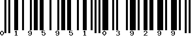 EAN-13 : 0195951039299