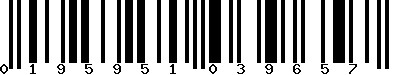 EAN-13 : 0195951039657