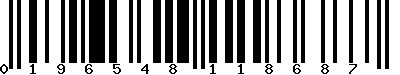 EAN-13 : 0196548118687