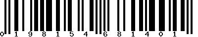 EAN-13 : 0198154681401