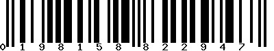EAN-13 : 0198158822947