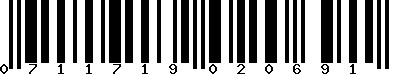 EAN-13 : 0711719020691