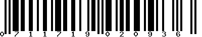 EAN-13 : 0711719020936