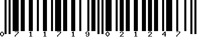 EAN-13 : 0711719021247