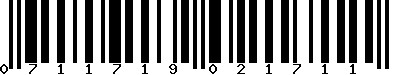 EAN-13 : 0711719021711