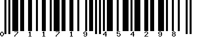 EAN-13 : 0711719454298