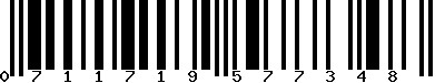 EAN-13 : 0711719577348
