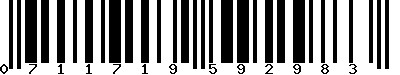 EAN-13 : 0711719592983