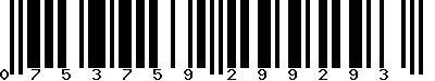 EAN-13 : 0753759299293