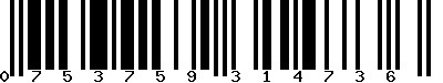 EAN-13 : 0753759314736