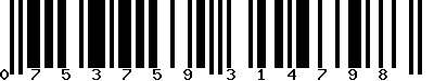EAN-13 : 0753759314798