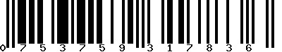 EAN-13 : 0753759317836