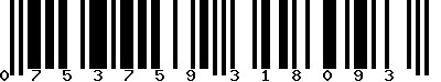 EAN-13 : 0753759318093