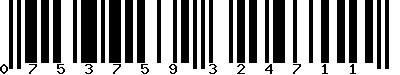 EAN-13 : 0753759324711