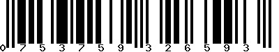 EAN-13 : 0753759326593