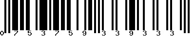 EAN-13 : 0753759339333