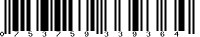 EAN-13 : 0753759339364
