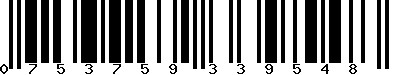 EAN-13 : 0753759339548