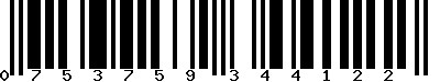 EAN-13 : 0753759344122