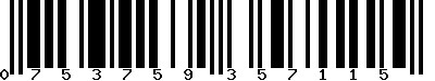 EAN-13 : 0753759357115