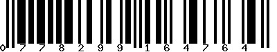 EAN-13 : 0778299164764