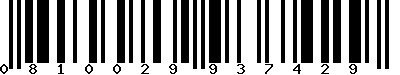 EAN-13 : 0810029937429