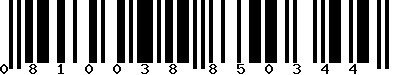 EAN-13 : 0810038850344