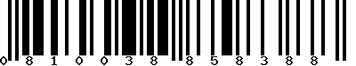 EAN-13 : 0810038858388