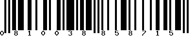 EAN-13 : 0810038858715