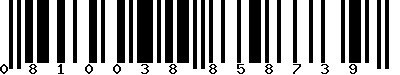 EAN-13 : 0810038858739